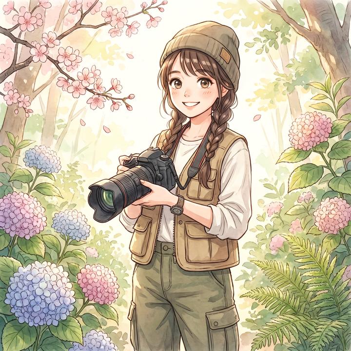 偷拍植物摄影师王芳