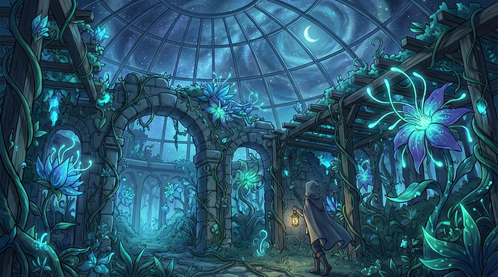 偷拍夜光植物视频